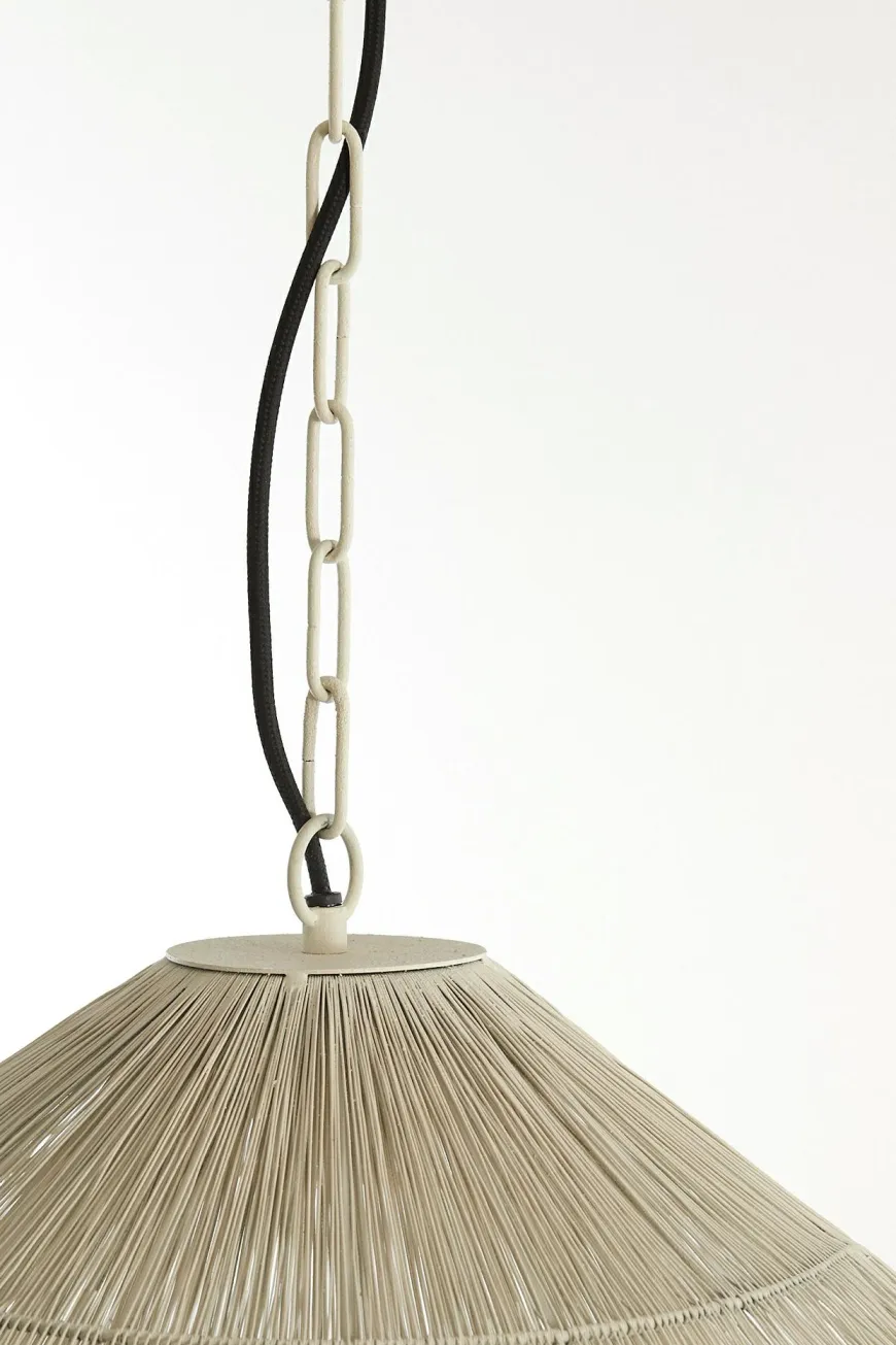 Light en Living Hanglamp Ø56x31 cm ALAMEDA creme
