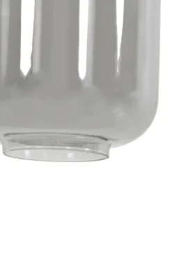 Light en Living Hanglamp 3L 100x22x32 cm LEKAR antiek brons+smoke glas