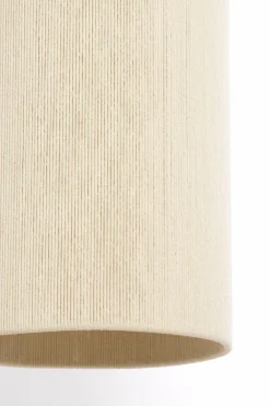 Light en Living Hanglamp Ø22x41,5 cm DANIA hout print naturel+touw crème
