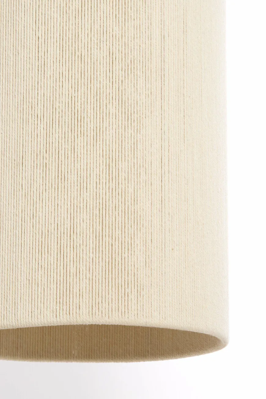 Light en Living Hanglamp Ø22x41,5 cm DANIA hout print naturel+touw crème