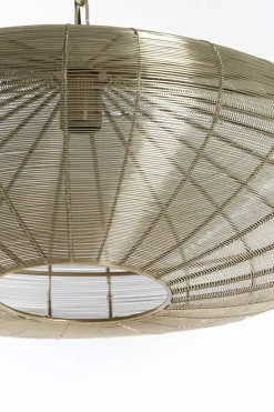 Light en Living Hanglamp Ø60x23 cm BAHOTO lichtgoud