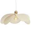 Light en Living Hanglamp Ø60x30 cm LAVRIRIA natural+hout