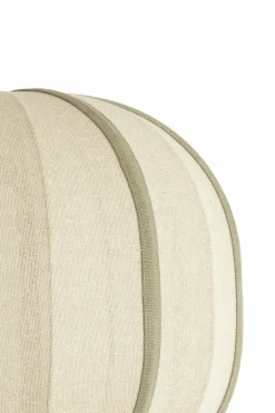 Light en Living Hanglamp Ø40x30 cm ESMIRIA naturel+olijfgroen