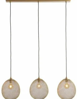 Light en Living Hanglamp 3L 104x30x34 cm MOROC goud