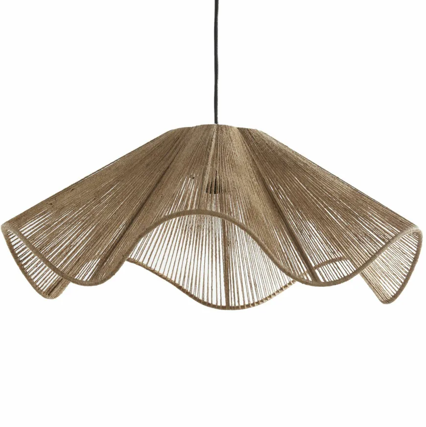 Light en Living Hanglamp Ø60x24 cm FODARA jute naturel