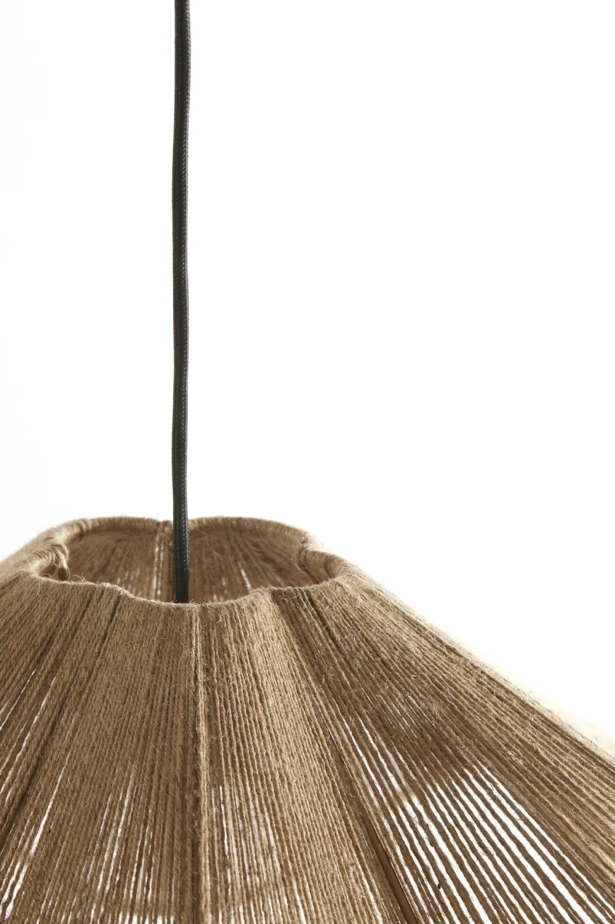 Light en Living Hanglamp Ø60x24 cm FODARA jute naturel
