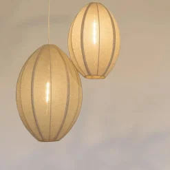 Light en Living Hanglamp Ø38x51 cm MILATOS jute naturel