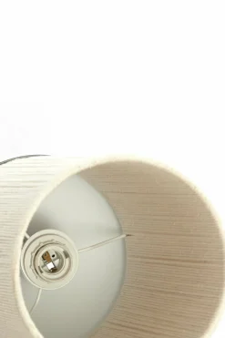 Light en Living Hanglamp 3L Ø35x32 cm DANIALO houtprint donkerbruin met touw creme