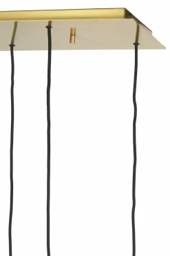 Light en Living Hanglamp 7L 100x35x69 cm MAEVE glas goud-helder+goud