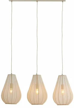 Light en Living Hanglamp 3L 80x8x40 cm ITELA zand