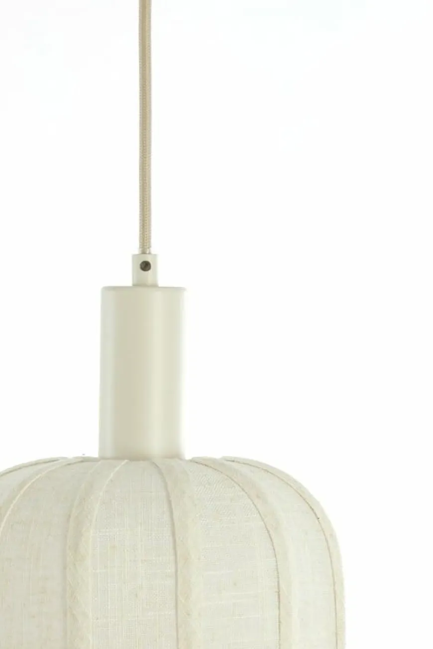Light en Living Hanglamp 3L 80x21x34 cm TUFIA linnen cream