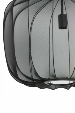 Light en Living Hanglamp Ø40x30 cm PLUMERIA zwart