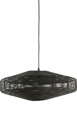 Light en Living Hanglamp Ø60x21 cm MATAKA rotan donker bruin
