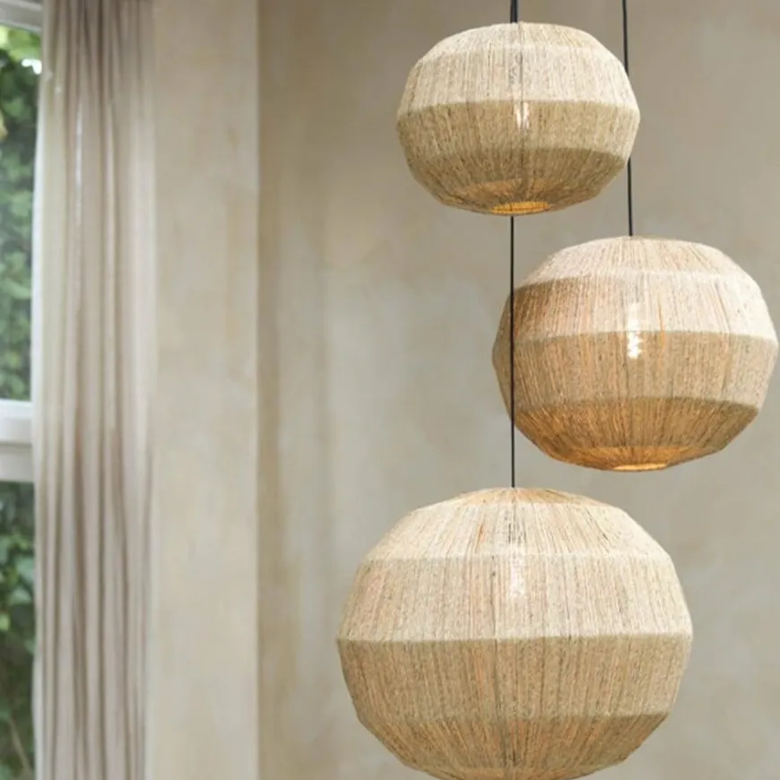 Light en Living Hanglamp Ø60x60 cm JUNNA jute naturel