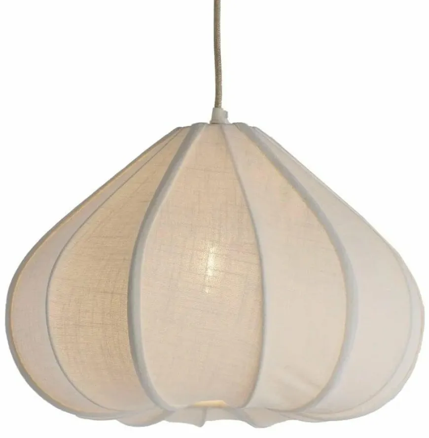 Light en Living Hanglamp Ø49x36 cm ZUBEDA crème