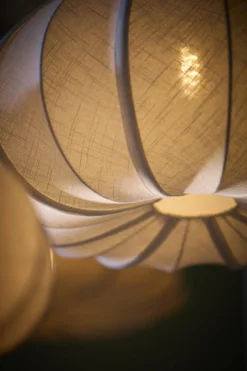 Light en Living Hanglamp Ø49x36 cm ZUBEDA crème