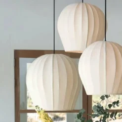 Light en Living Hanglamp Ø35X33 cm ZAGORI bouclé creme