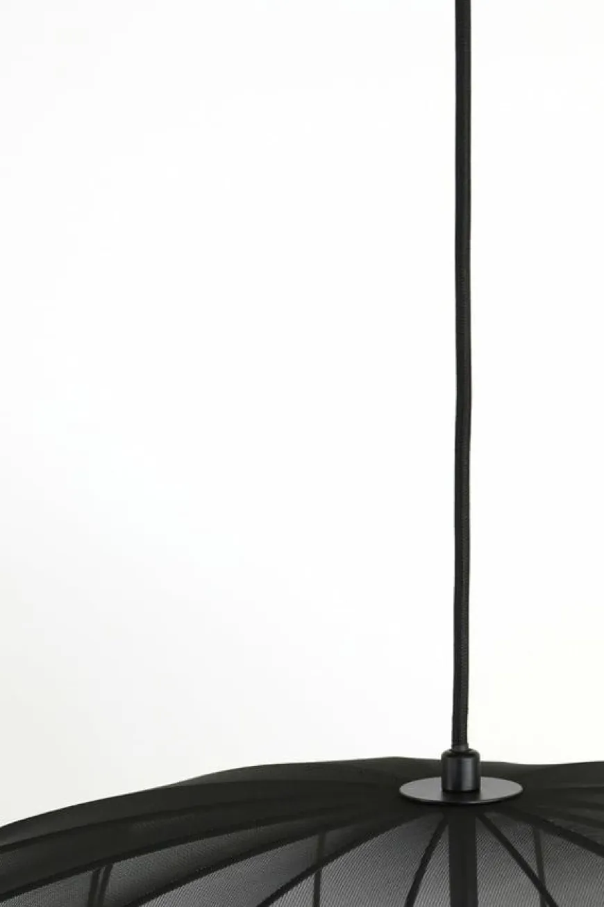 Light en Living Hanglamp Ø60x45 cm PLUMERIA zwart
