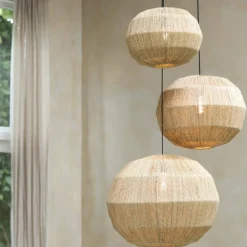 Light en Living Hanglamp Ø50x50 cm JUNNA jute naturel
