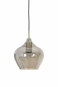 Light en Living Hanglamp RAKEL Antique brass klein