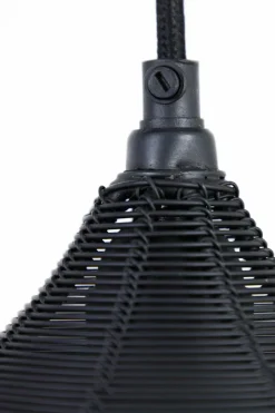 Light en Living Hanglamp 10L 120x25x29,5 cm ALVARO mat zwart