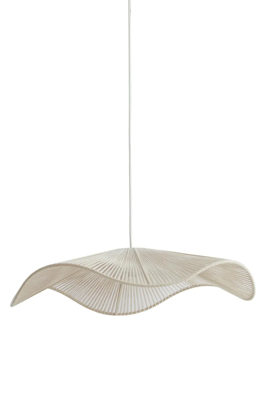 Light en Living Hanglamp Ø70x15 cm RAFA creme