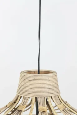 Light en Living Hanglamp Ø48x43 cm POCITA rotan naturel L