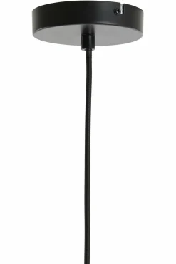 Light en Living Hanglamp Ø22x52 cm LEKAR antiek brons+smoke glas