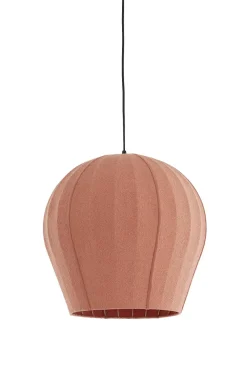 Light en Living Hanglamp Ø44x42 cm ZAGORI bouclé coral