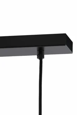 Light en Living Hanglamp 3L 100x16,5x32 cm LUKARO antiek brons+glas smoke