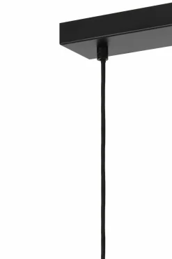 Light en Living Hanglamp 5L 110x22x32 cm LEKAR antiek brons+smoke glas