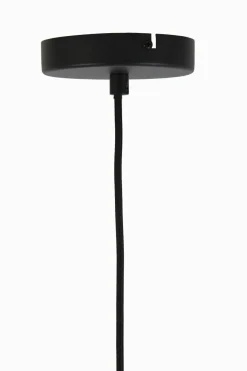 Light en Living Hanglamp Ø22x52 cm LEKAR zwart+smoke glas