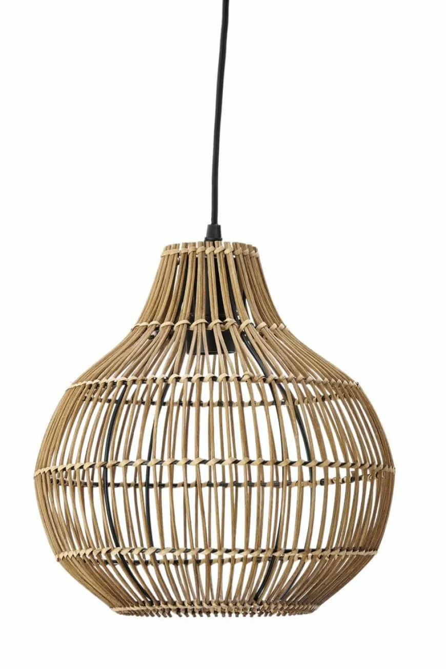 Light en Living Hanglamp Ø30x31,5 cm PACINO rotan donker bruin