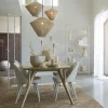 Light en Living Hanglamp Ø53x37 cm FELIDA crème
