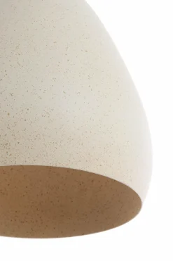 Light en Living Hanglamp Ø24X37 cm RISARI zand+lichtbruin gespikkeld