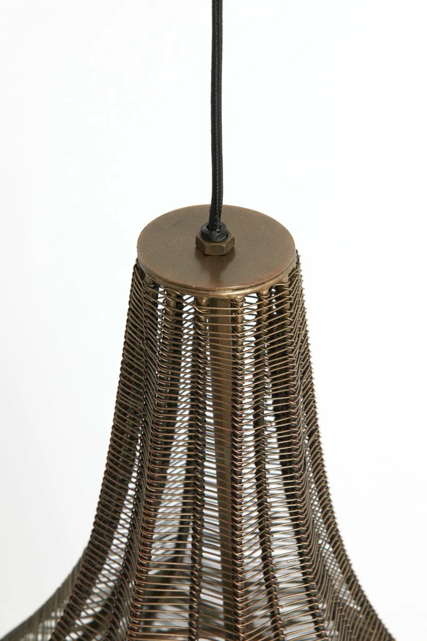 Light en Living Hanglamp Ø45x61 cm MARIAMA antiek brons