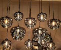 Light en Living Hanglamp Mayson Smoke met 10 lampen