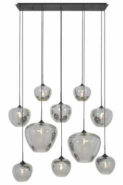 Light en Living Hanglamp Mayson Smoke met 10 lampen