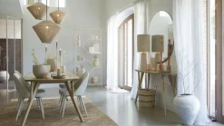 Light en Living Hanglamp Ø56x43 cm FELIDA crème