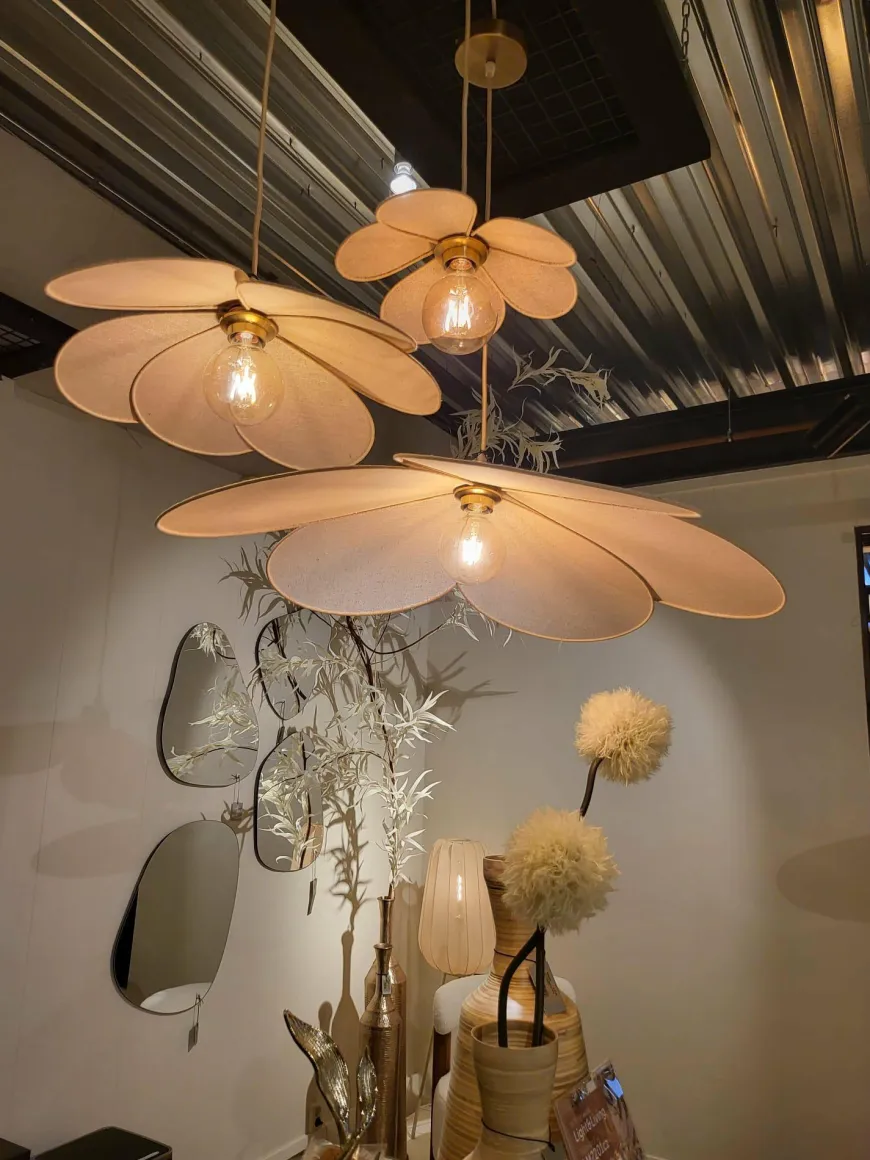 Light en Living Hanglamp Ø79x20 cm FYANO zand