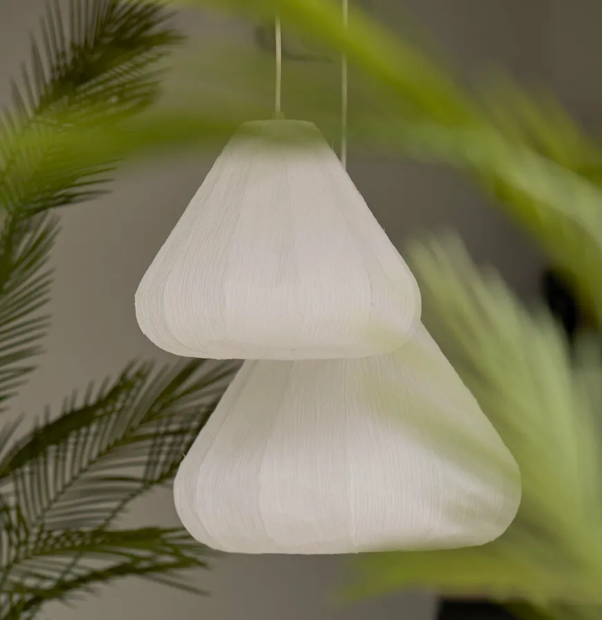 Light en Living Hanglamp Ø45x36 cm SARELLA papier wit