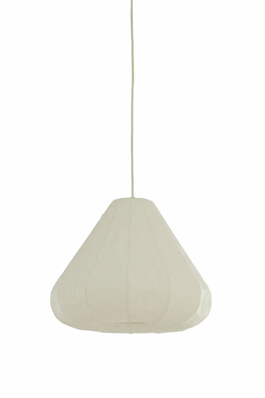 Light en Living Hanglamp Ø45x36 cm SARELLA papier wit
