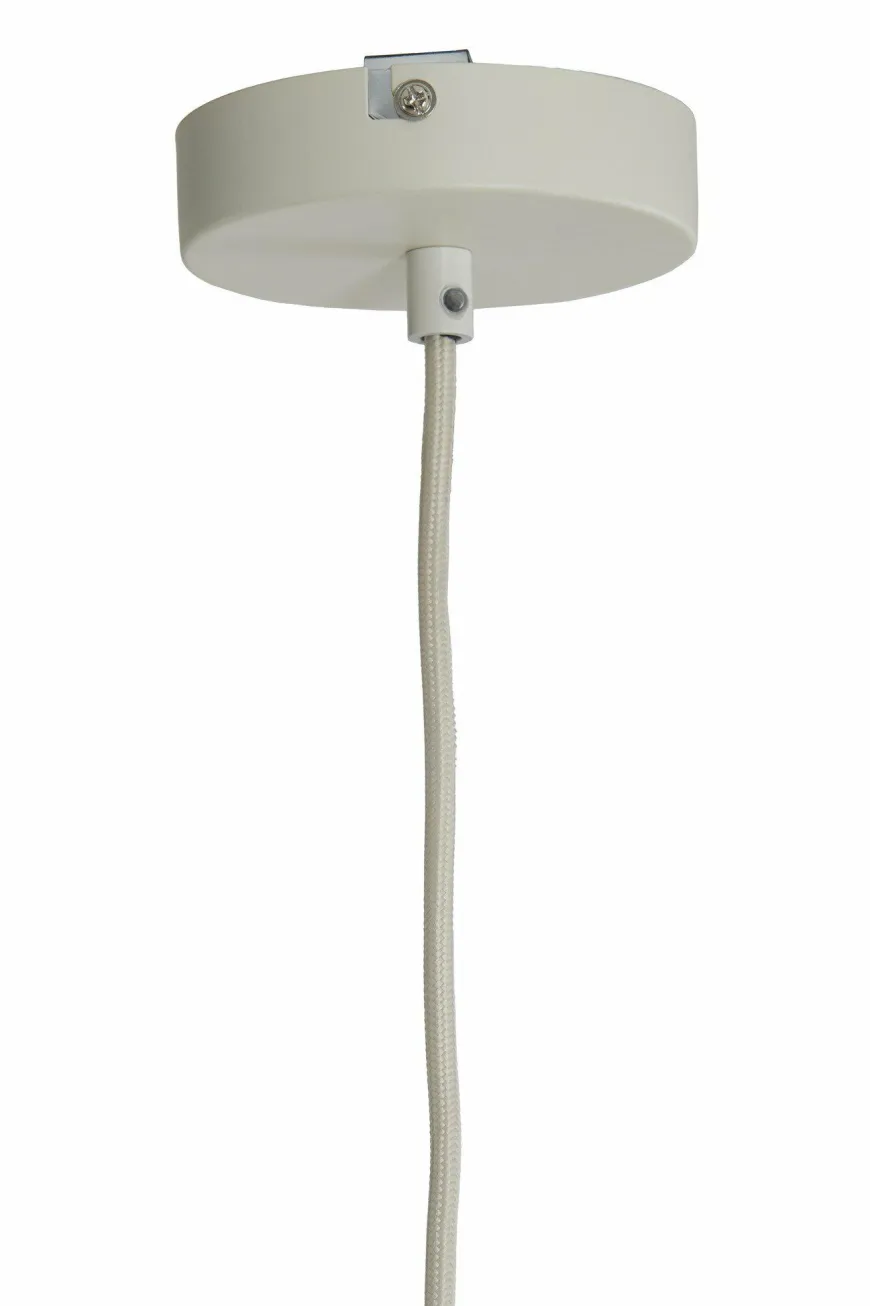 Light en Living Hanglamp Ø50x38 cm MALACIA raffia naturel+crème