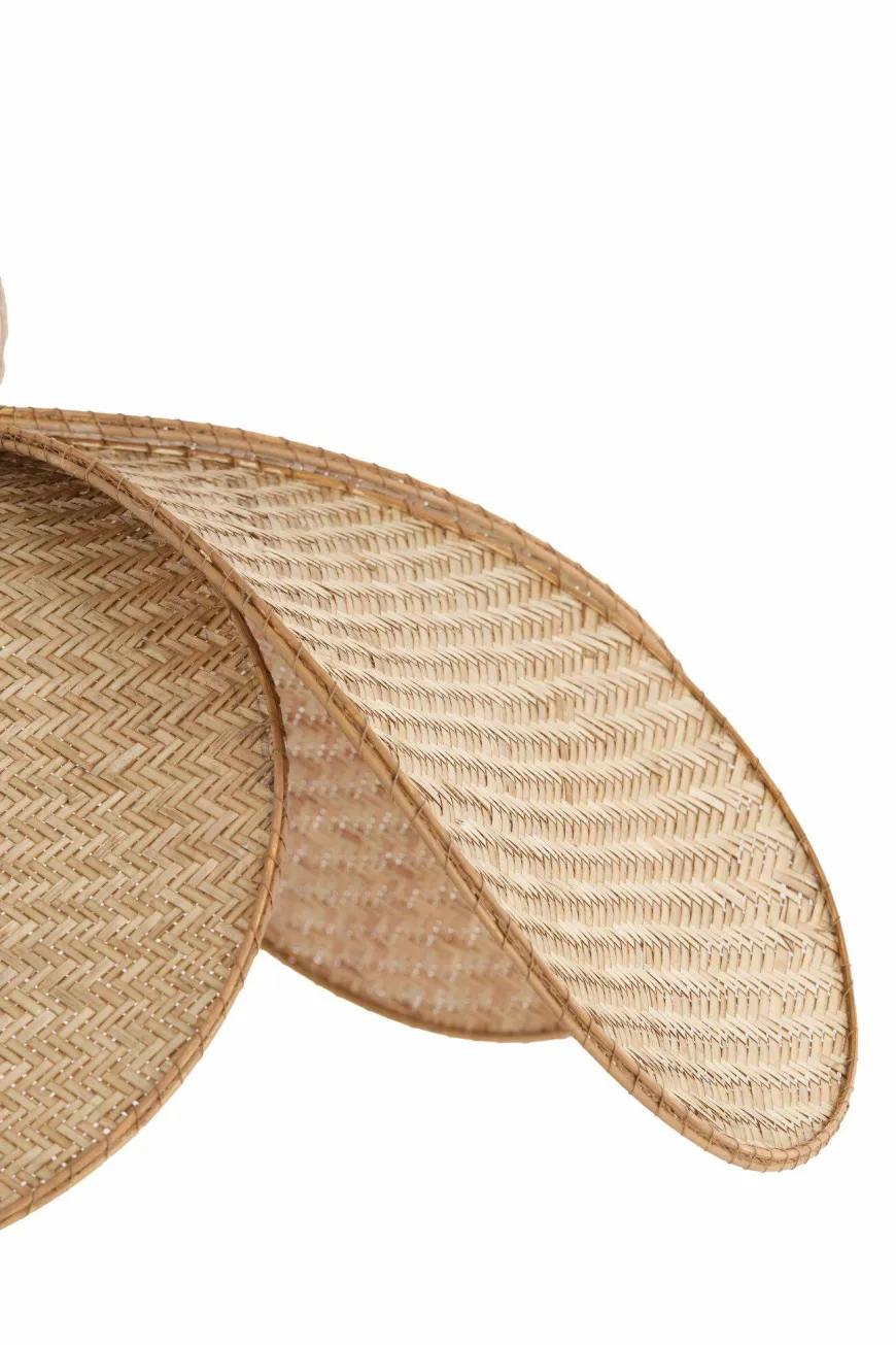 Light en Living Hanglamp Ø60,5x30,5 cm LAVRIO natural hout