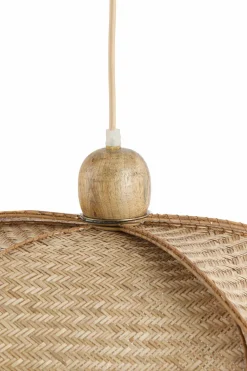 Light en Living Hanglamp Ø60,5x30,5 cm LAVRIO natural hout