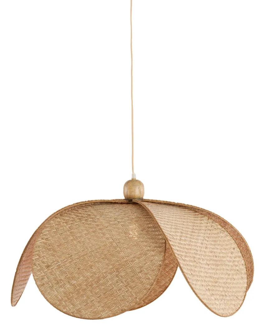 Light en Living Hanglamp Ø60,5x30,5 cm LAVRIO natural hout
