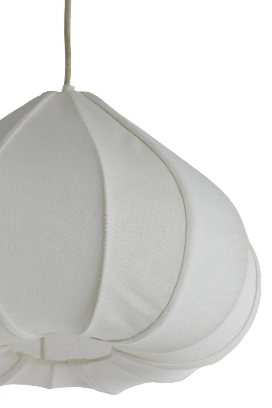 Light en Living Hanglamp Ø58,5x40 cm ZUBEDA crème