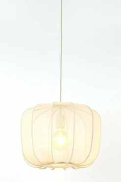Light en Living Hanglamp Ø40x30 cm PLUMERIA zand