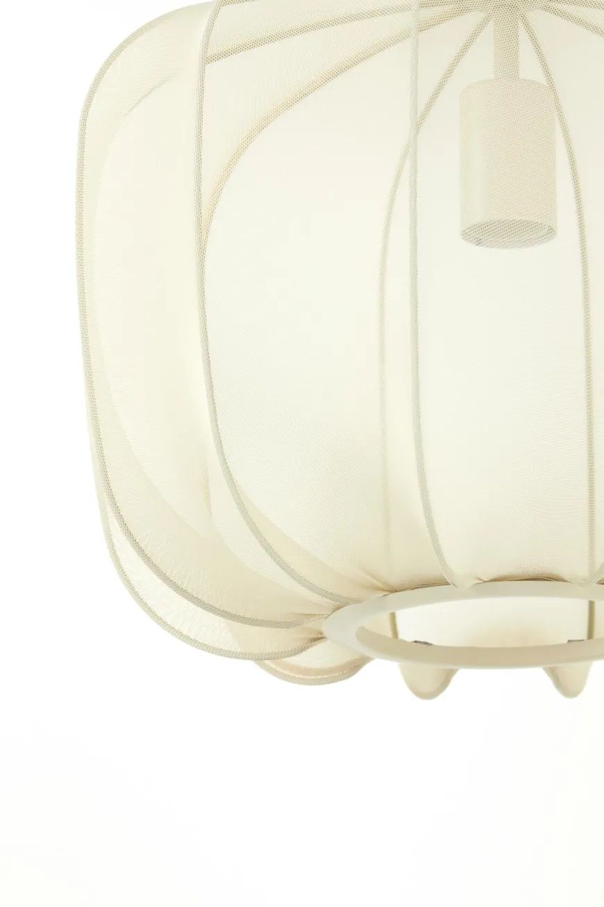 Light en Living Hanglamp Ø40x30 cm PLUMERIA zand