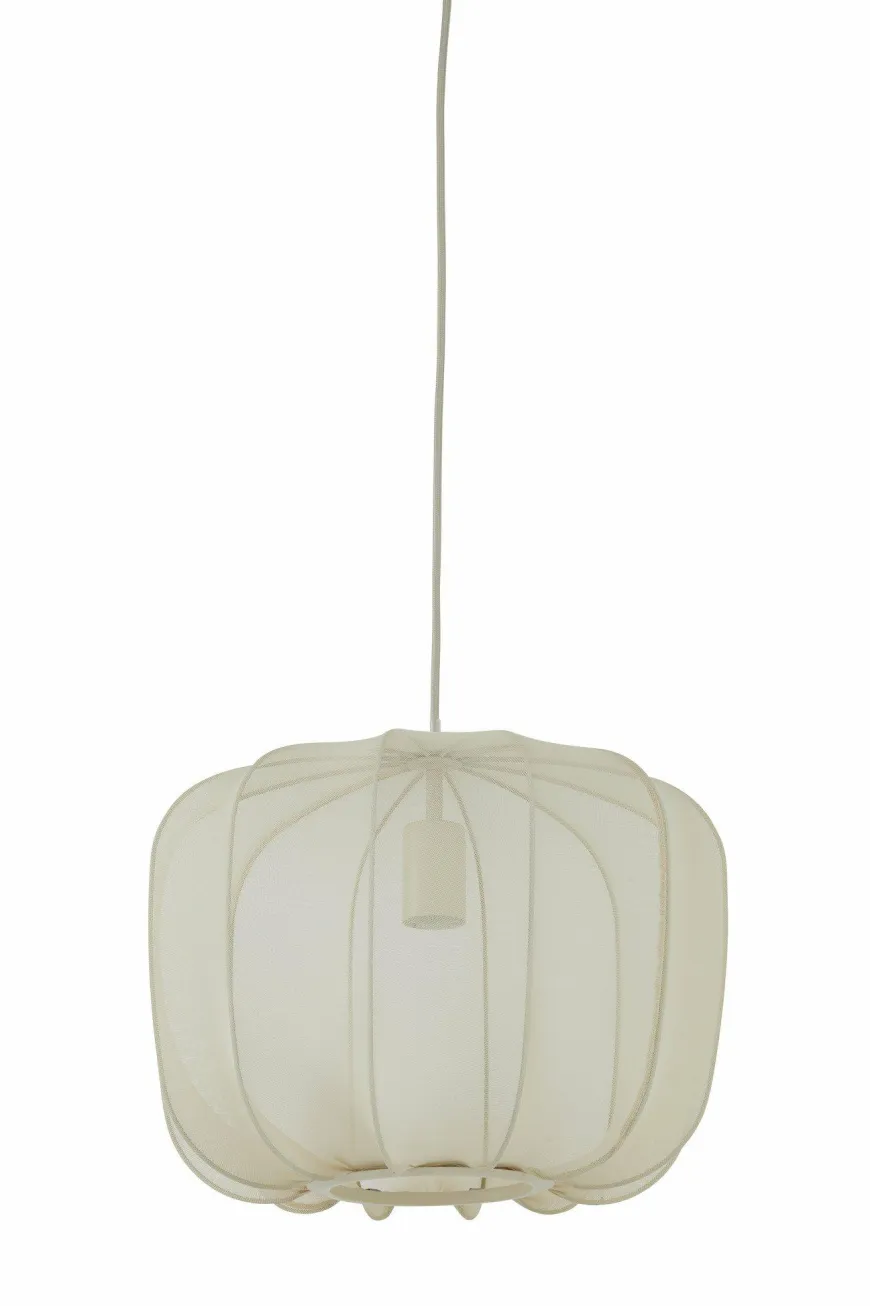 Light en Living Hanglamp Ø40x30 cm PLUMERIA zand